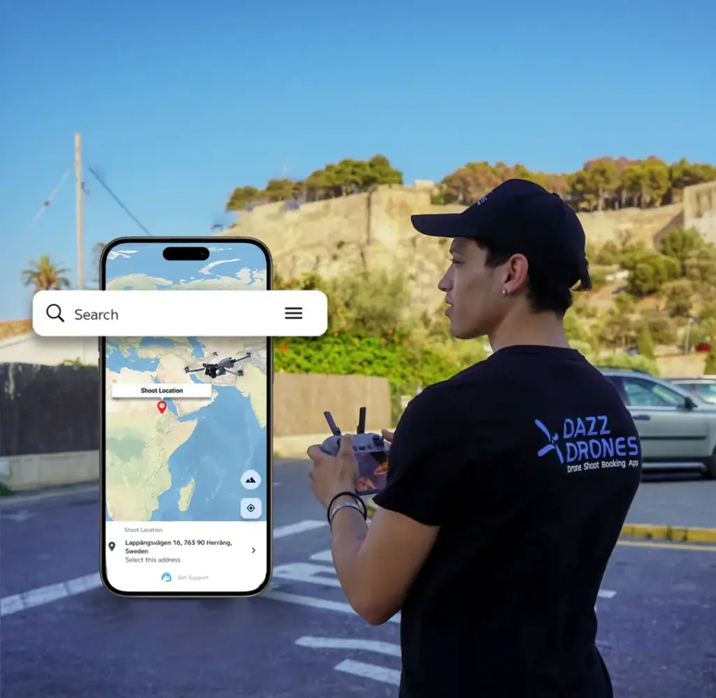 Book drone pilots for shoots