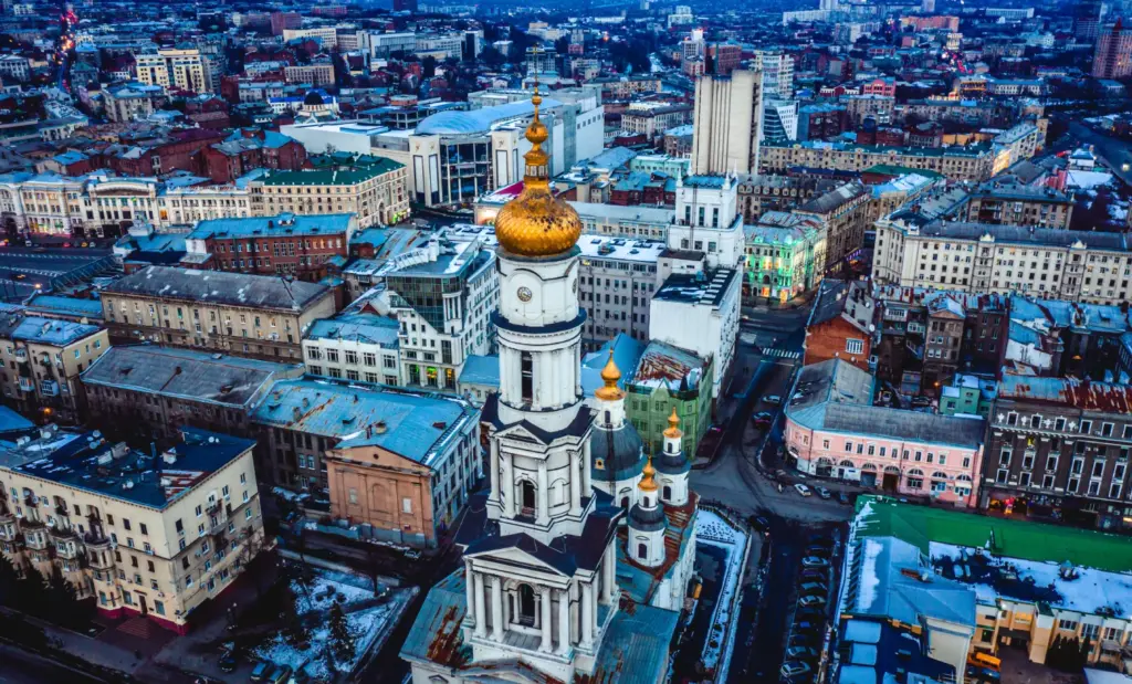 Drone Pilot for Shoot in assumption-cathedral-in-kharkiv