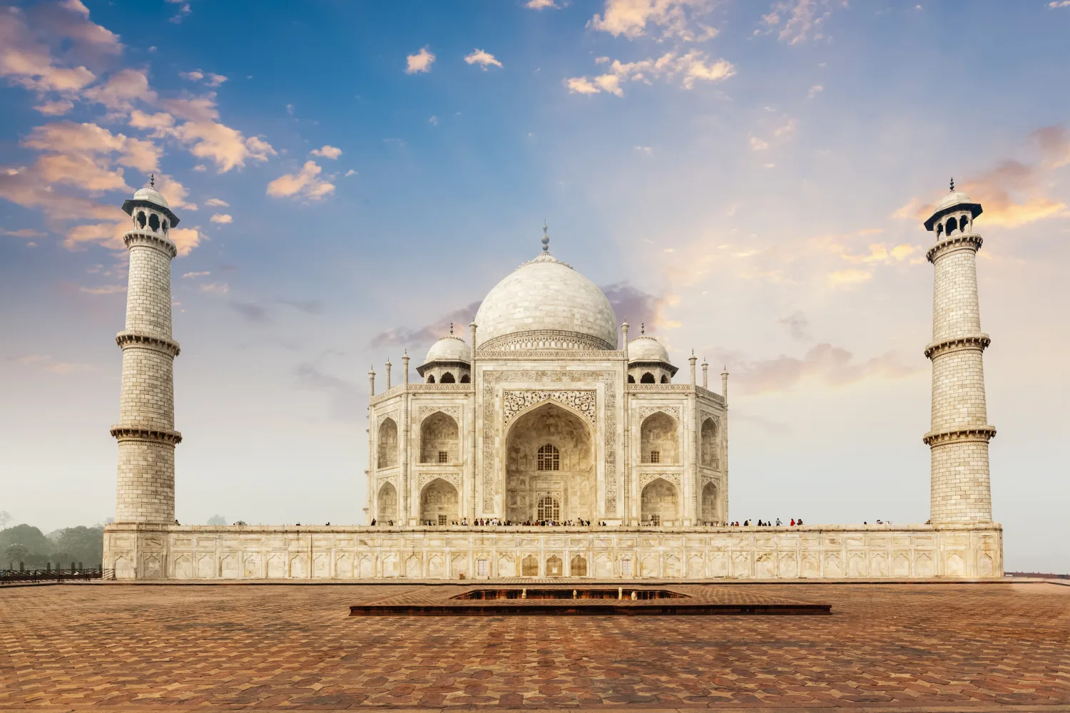 taj mahal, Agra Drone Shoot View