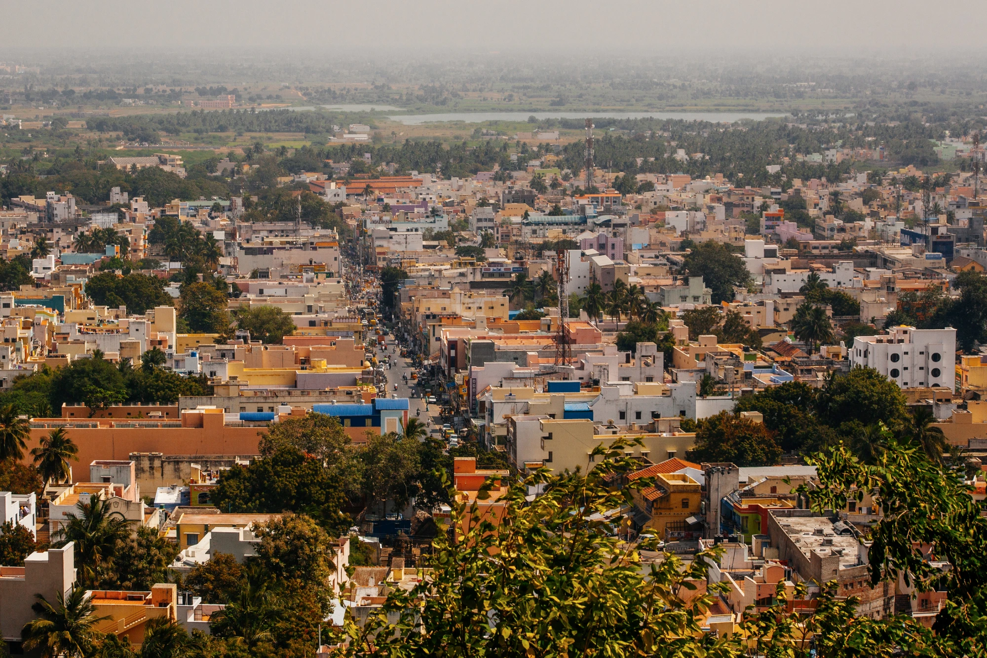 Aerial videw meerut city