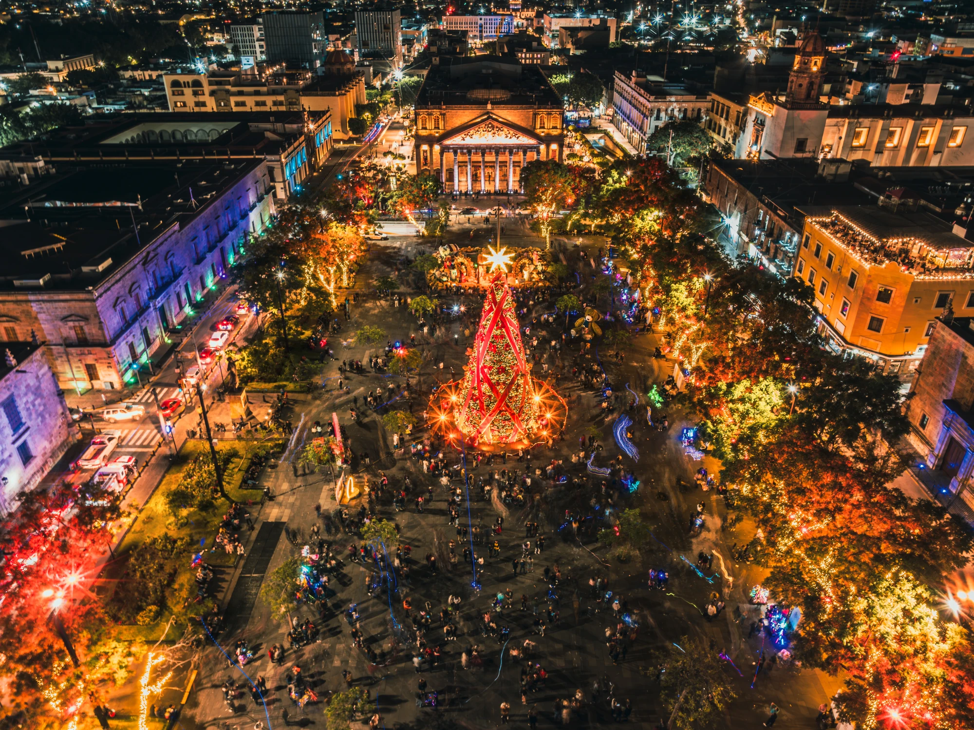 Creative Drone Shoot Ideas for Stunning Christmas and New Year Event Visuals