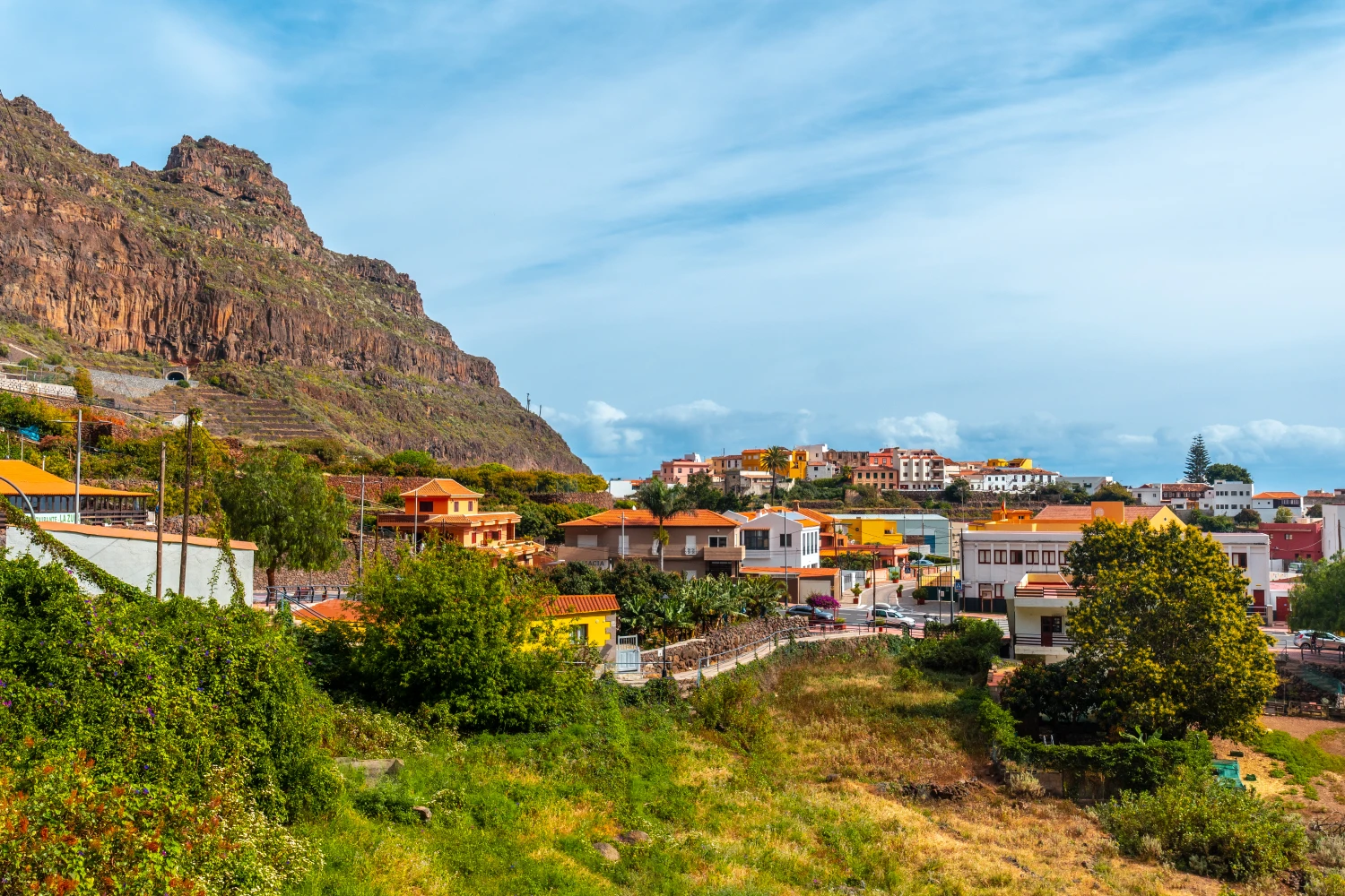panoramic mindelo in cape verde