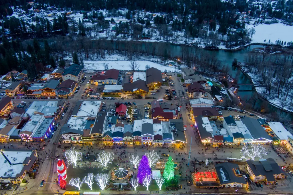 Drone Shoots for Immersive Christmas & New Year Events