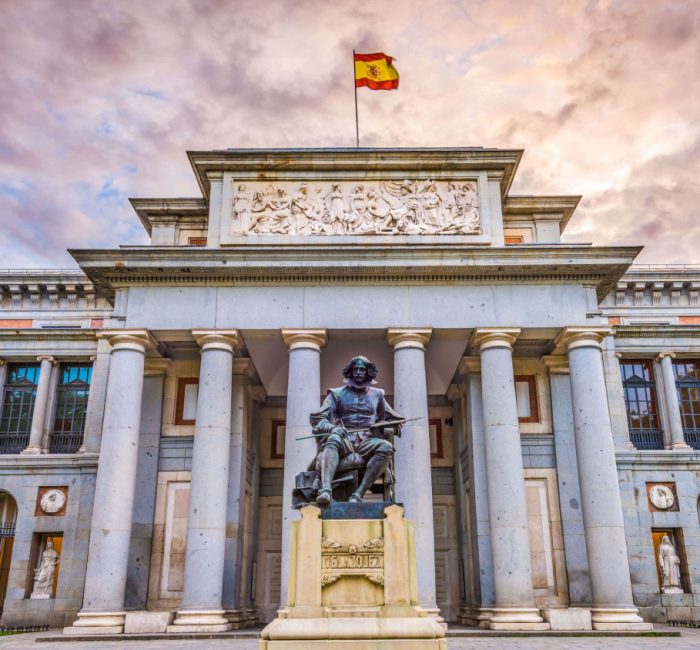 Museo del Prado Impresionante vista aérea del Museo del Prado en el Museo