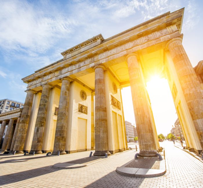 Brandenburg Gate (1) Brandenburger Tor in Berlin.