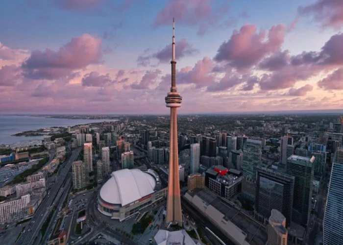 CN Towe View by drone