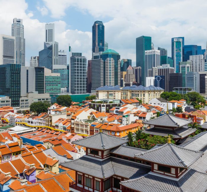 Chinatown and business center of Singapore (1) (1) Chinatown and business center of Singapore (1) (1)