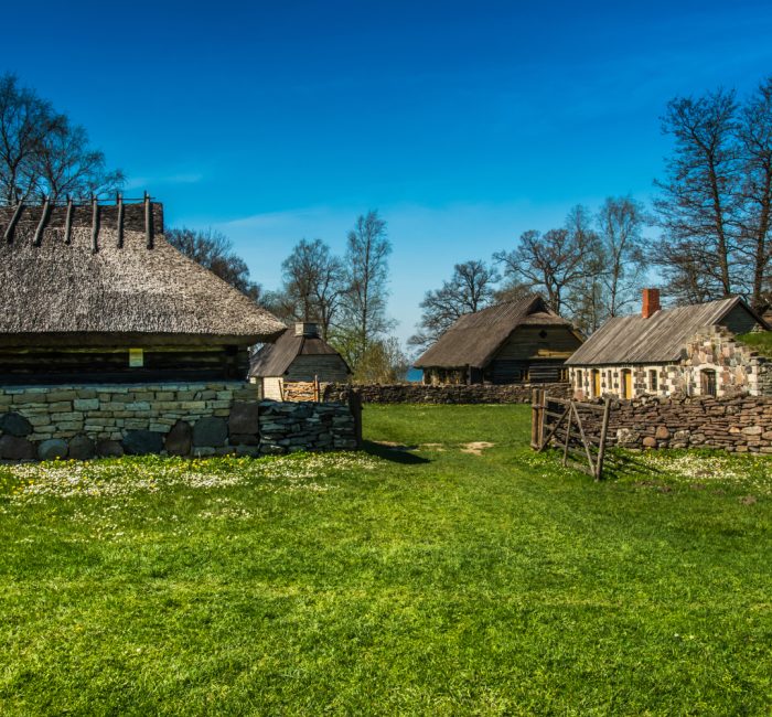 An old traditional village in europe, Estonia. An old traditional village in europe, Estonia. High quality photo