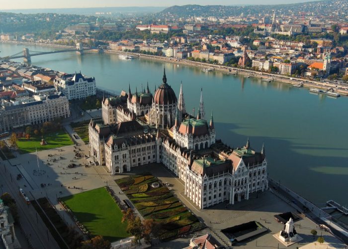 Hungarian Parliament Building in Budapest