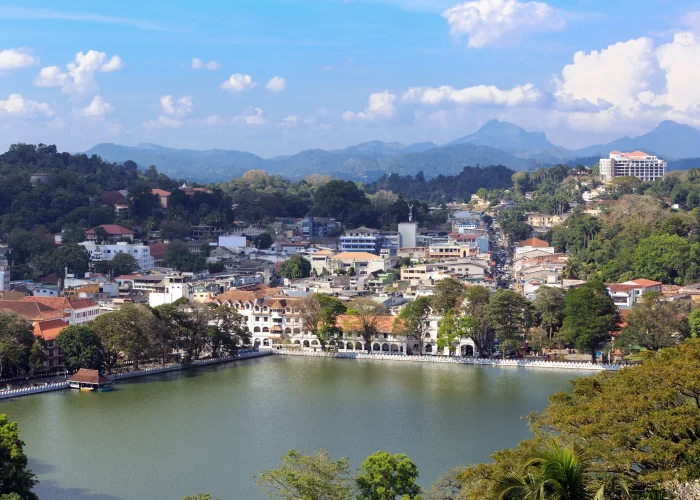 Kandy City in Sri Lanka