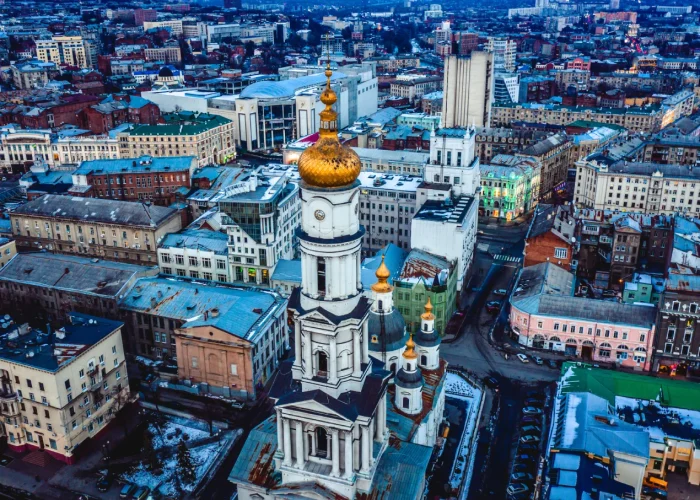 Drone Pilot for Shoot in assumption-cathedral-in-kharkiv