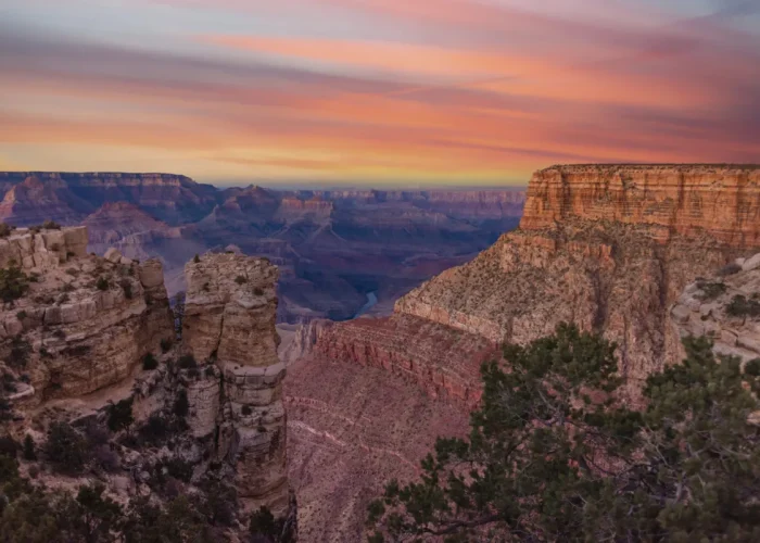 Grand Canyon aerial drone view