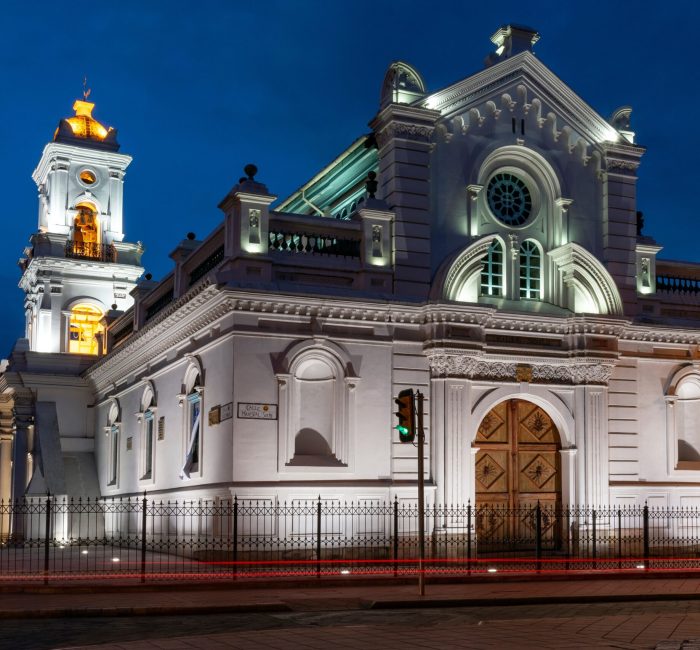 El Sagrario Chapel – Quito – Ecuador El Sagrario Chapel in Plaza de la Independencia in central Quito in Ecuador, South America