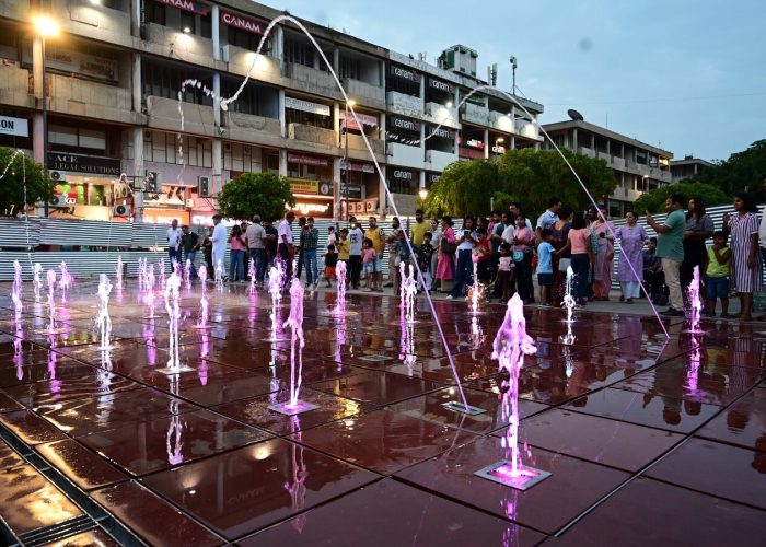 fountain, sector 17, chandigarh