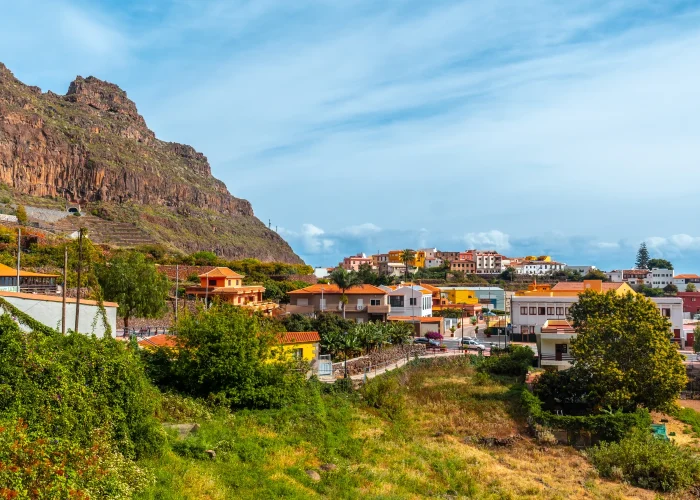 panoramic mindelo in cape verde