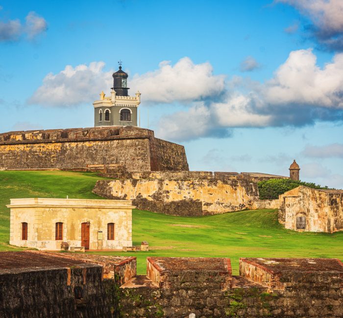San Juan, Puerto Rico at Castillo San Felipe del Morro San Juan, Puerto Rico at Castillo San Felipe del Morro.